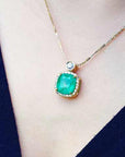 Wholesale Colombian emerald necklace