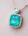 Genuine emerald necklace wholesale