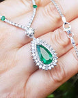 Muzo Emerald necklace
