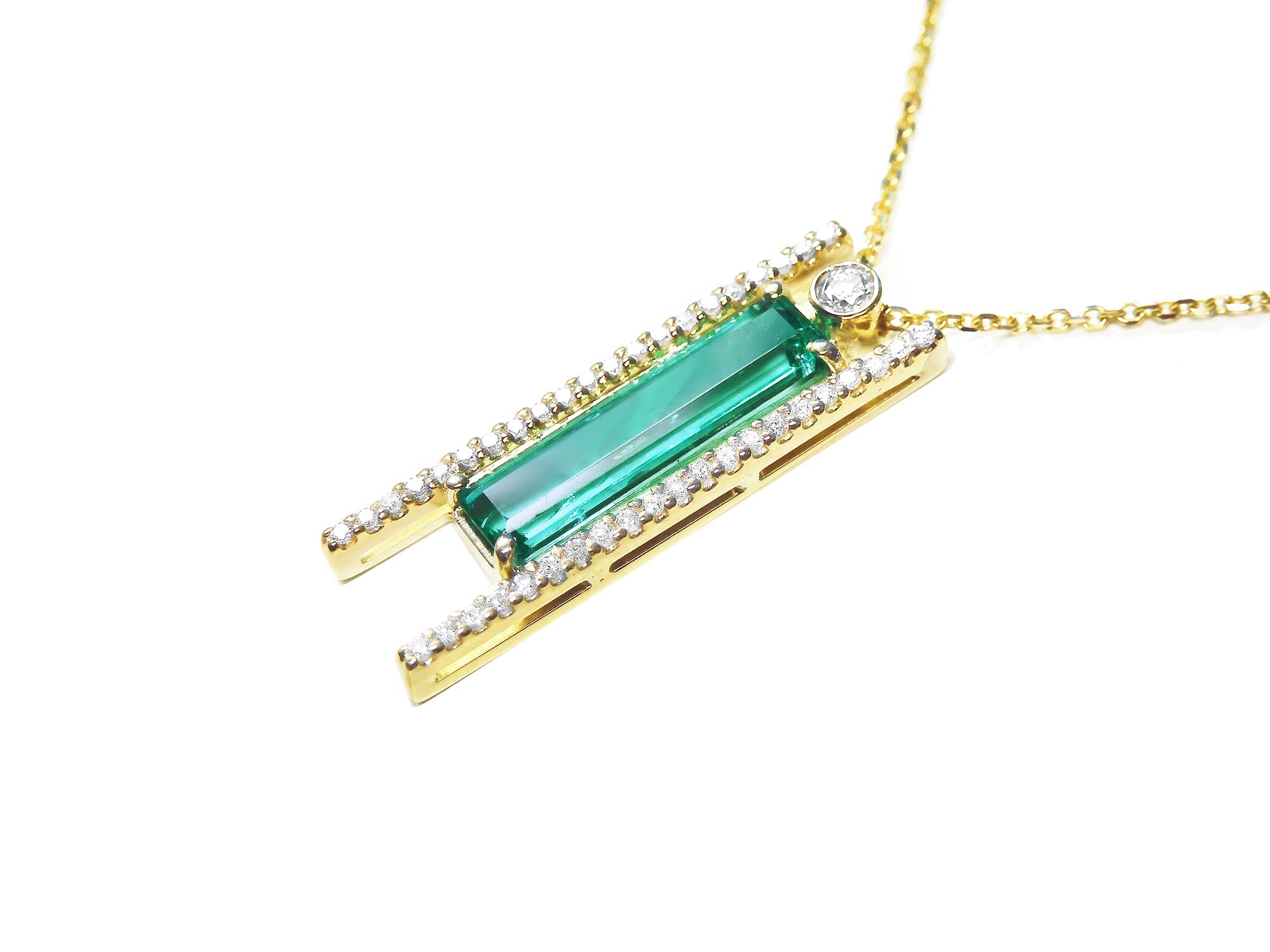 Natural Emerald necklace