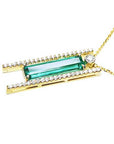 Natural emerald necklace for sale