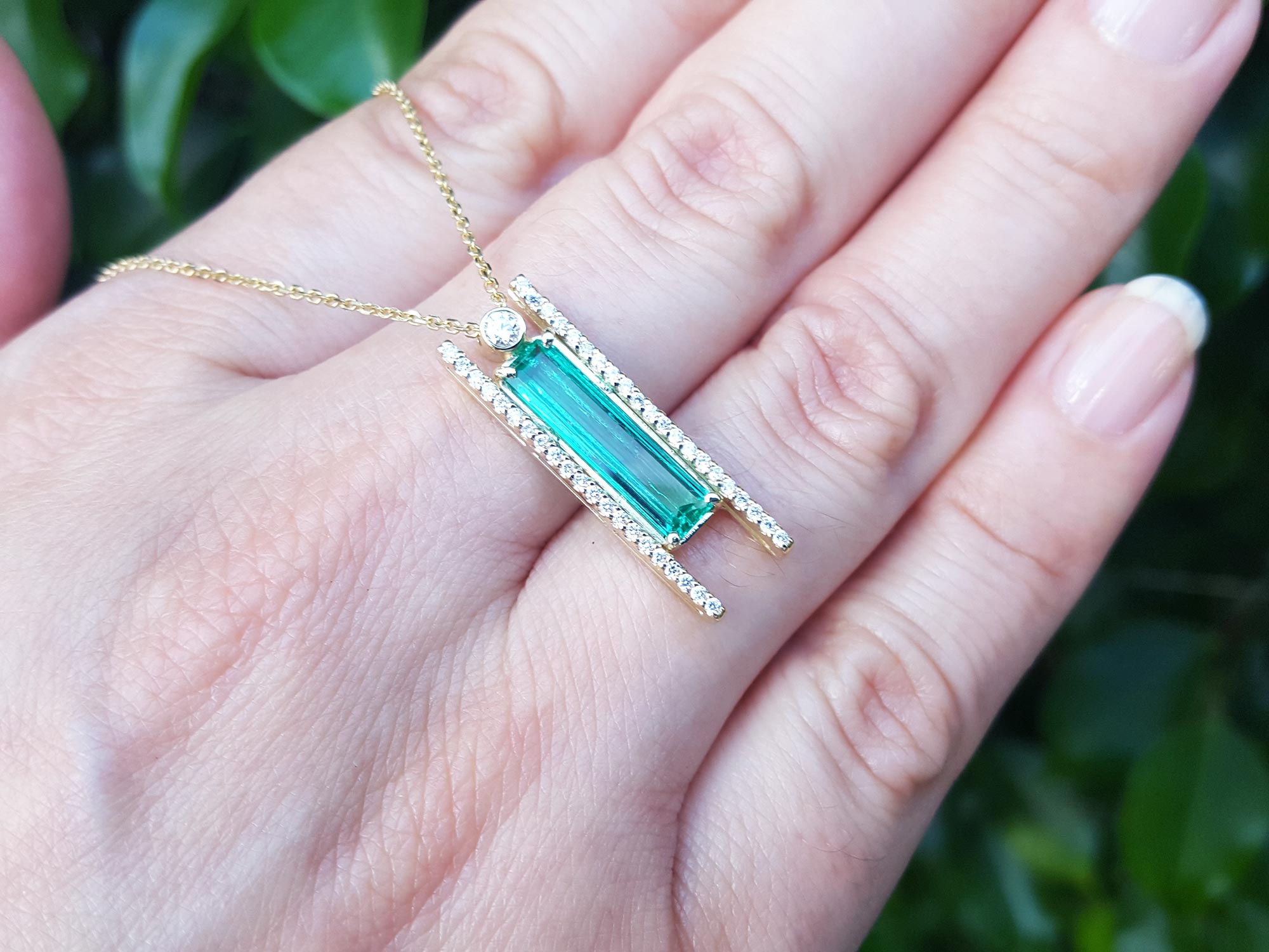 Authentic Colombian Emerald necklace