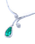 Real Colombian emeralds fine gold jewelry