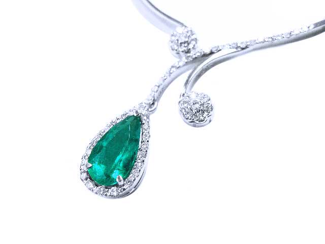 Emerald from Colombia necklace