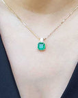 High quality Colombian emerald necklace