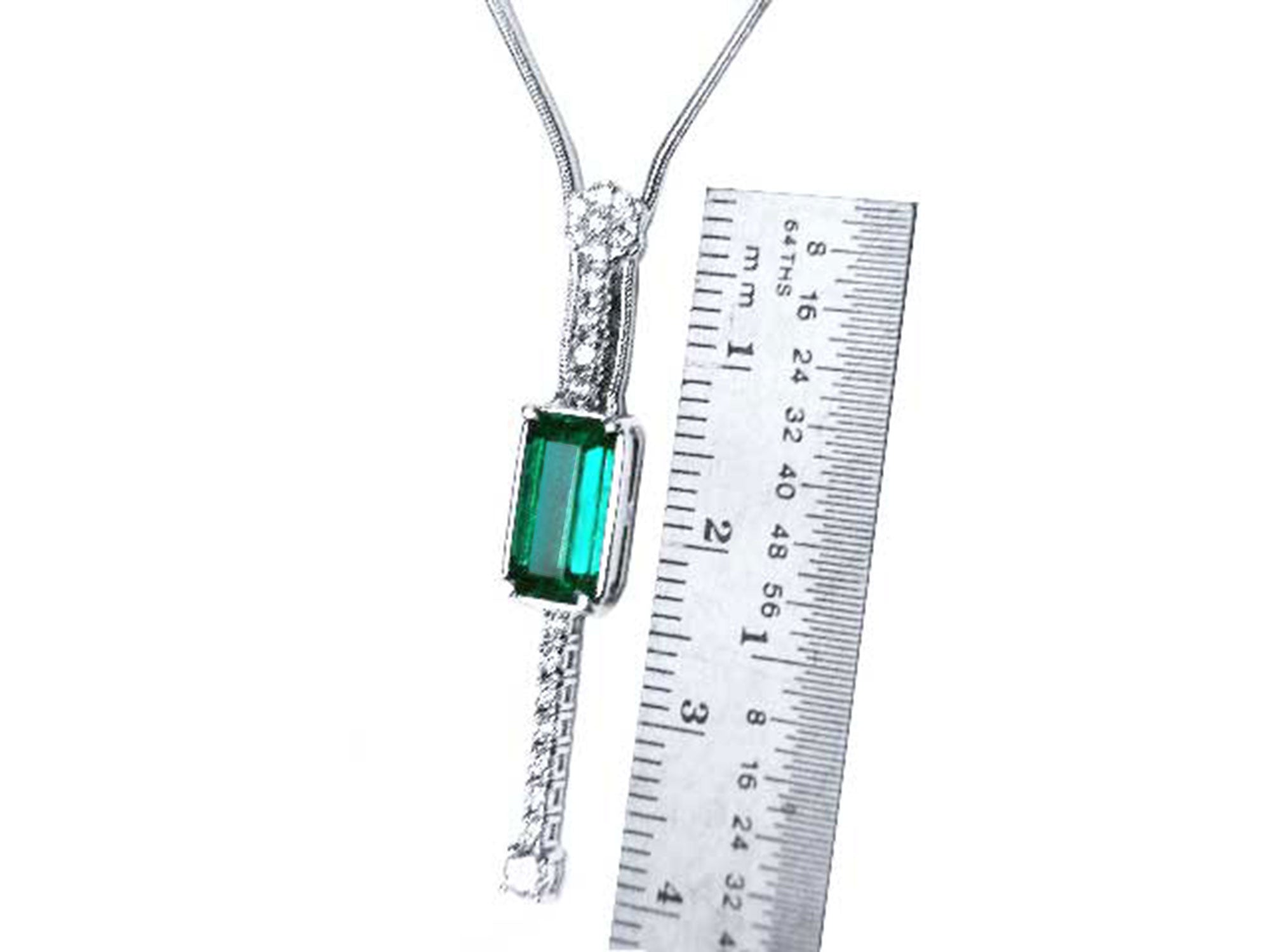 Colombian emerald necklace