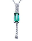 1.65 ct. Emerald-cut Emerald Necklace Online