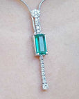 Colombian emerald necklace for sale