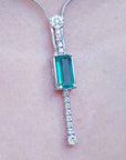 Colombian emerald necklace for sale