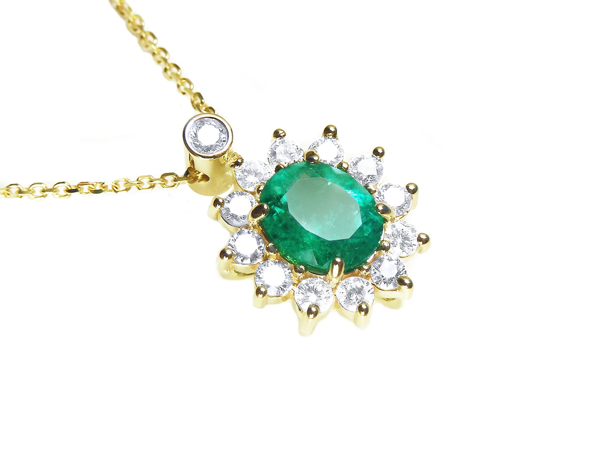 Emerald necklaces