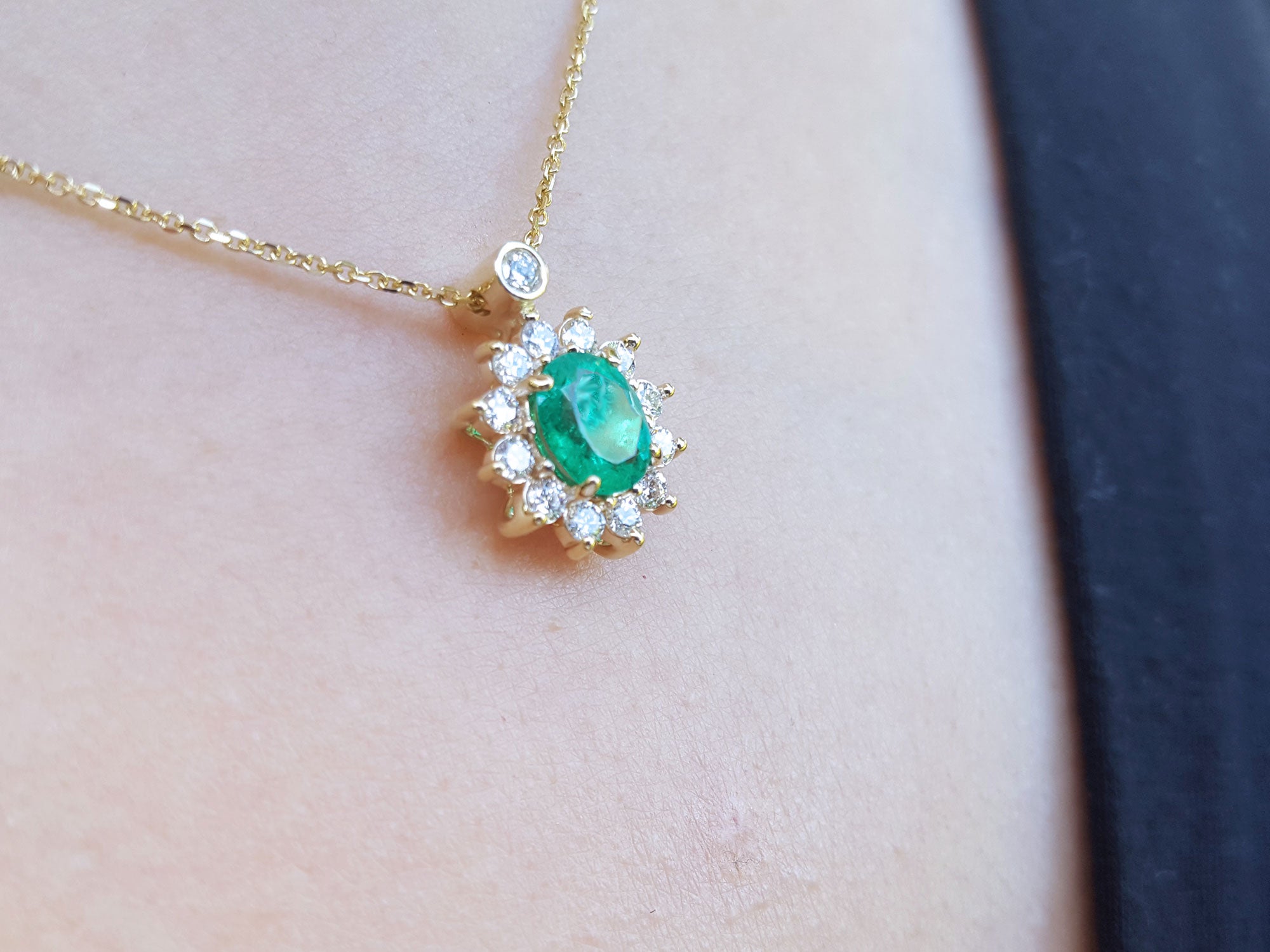 Natural Emerald necklaces