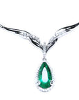 Real Colombian emerald necklace