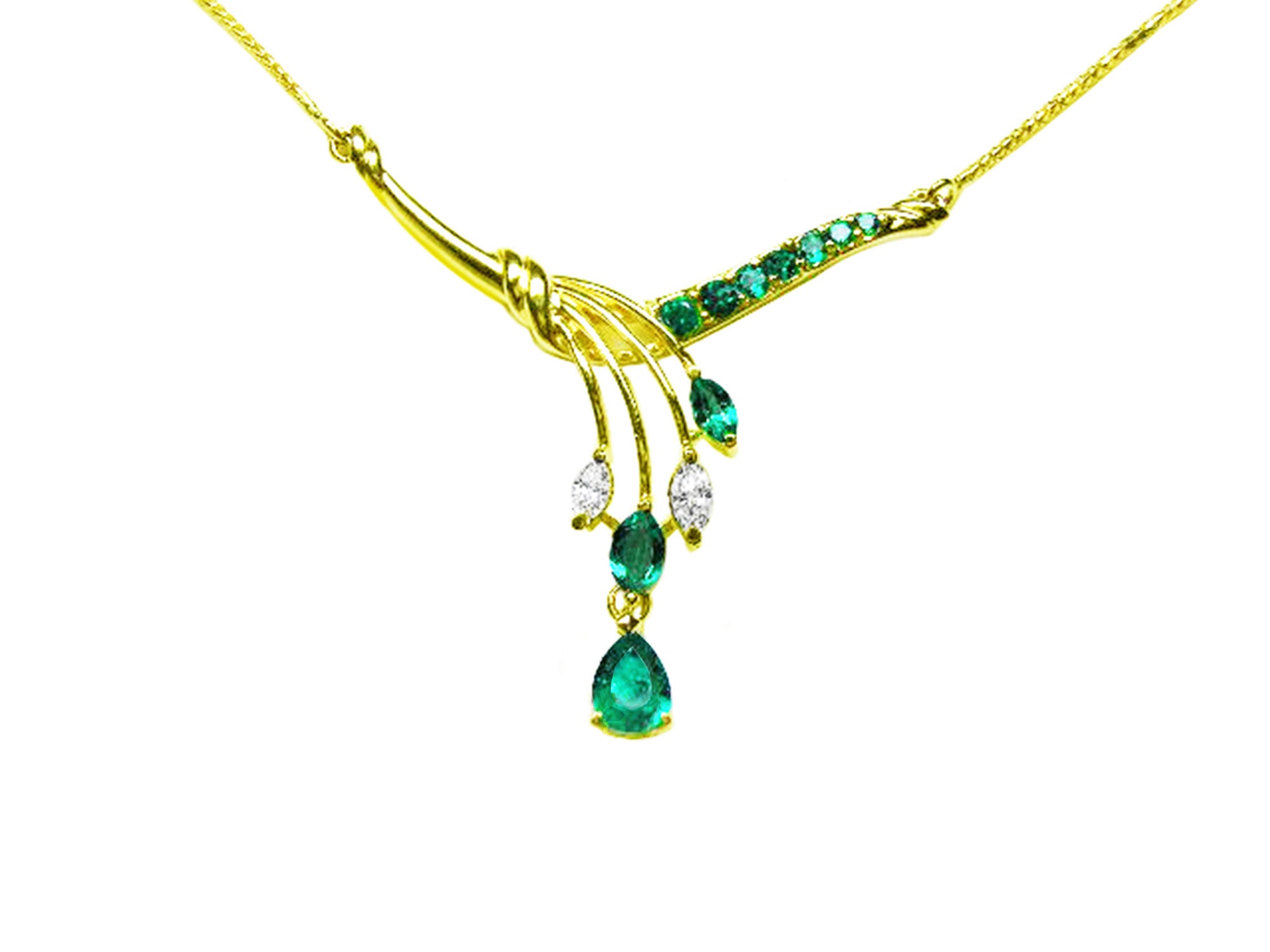 Natural Emerald necklaces