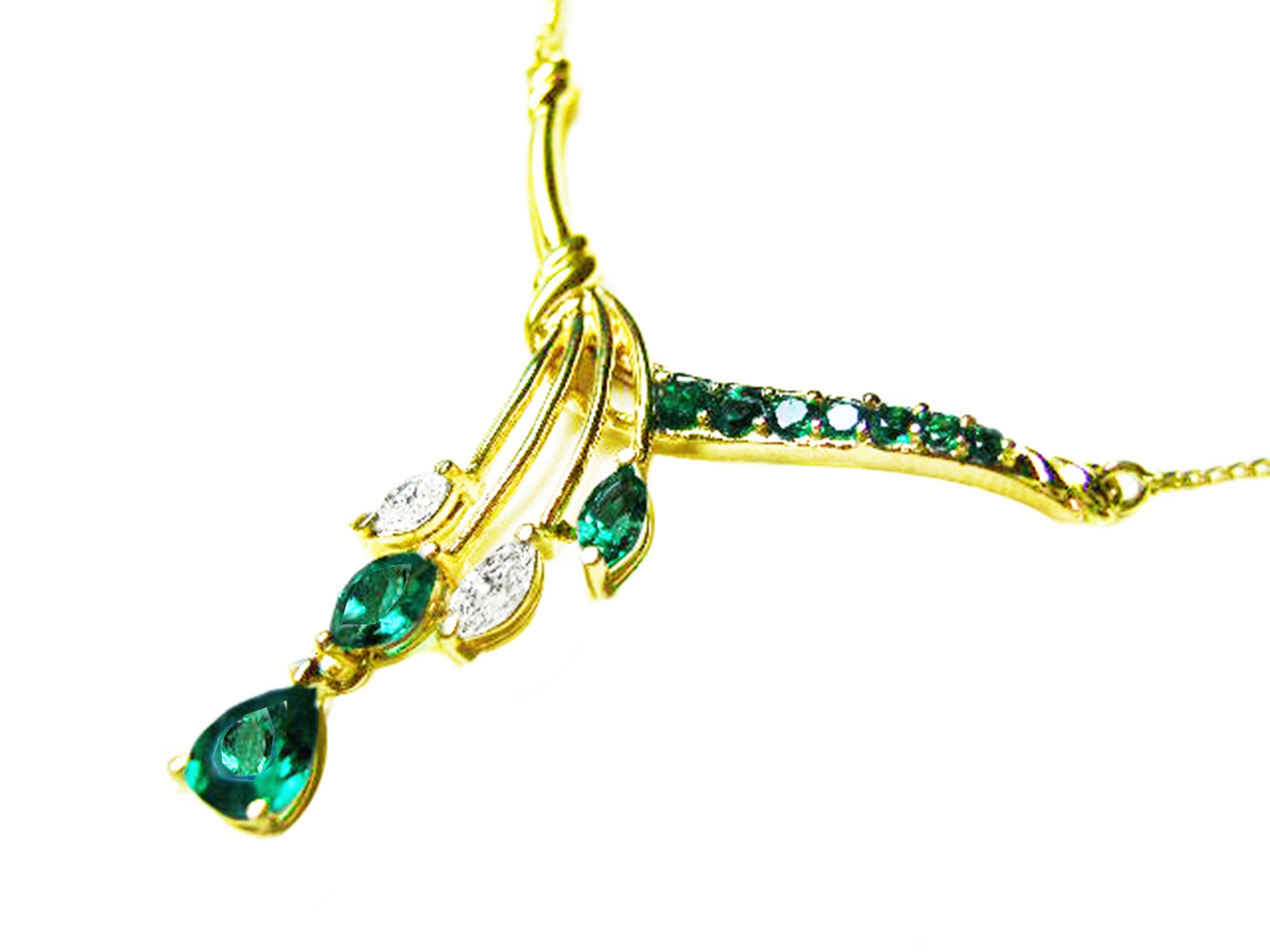 Real Emerald necklaces