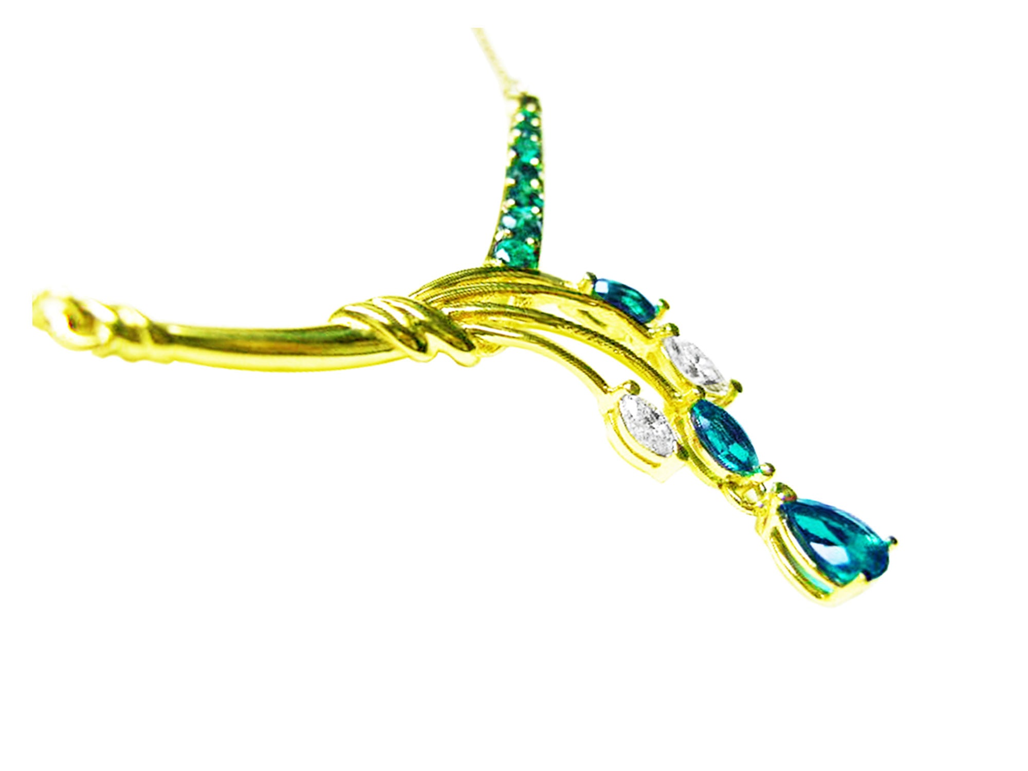 Emerald necklaces