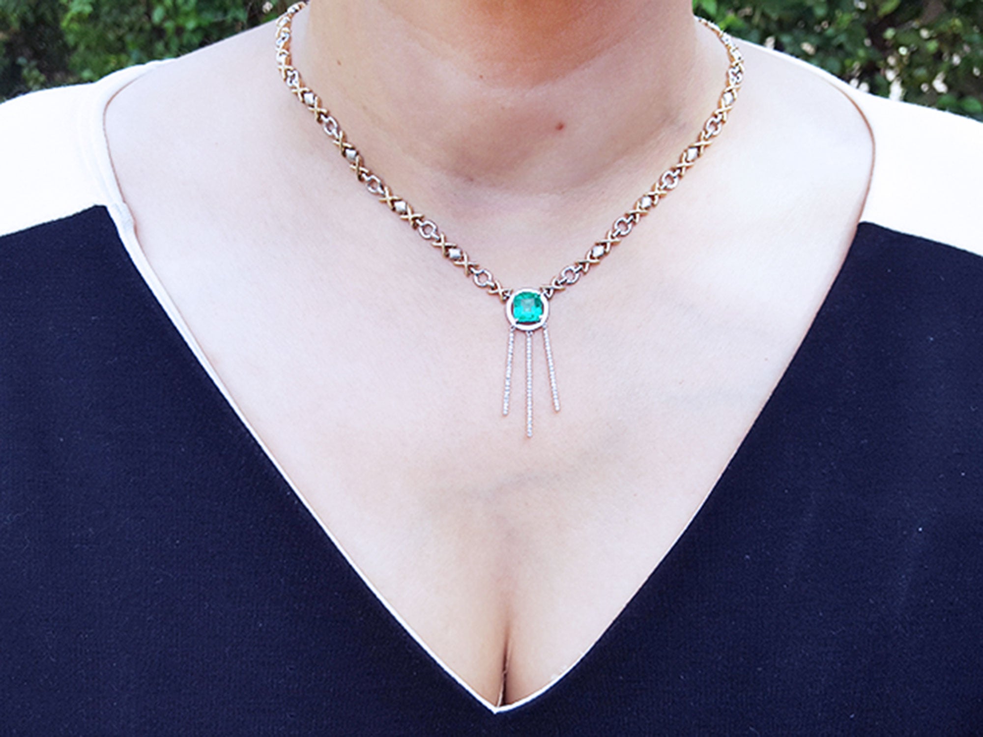 Natural Emerald necklaces