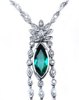 Natural emerald necklace for sale