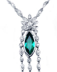 Natural emerald necklace for sale