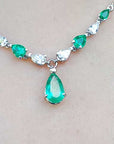 Genuine Emerald necklace for  mother’s day