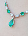 Real emerald necklace for sale