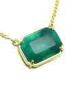 Muzo born real emerald necklace for sale