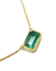 Vibrant emeralds in fine bezel set jewelry for sale