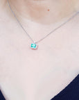Inexpensive emerald necklace