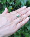 Mother’s day emerald diamond jewelry