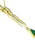 Affordable emerald necklace