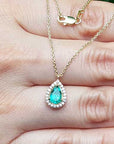 Wholesale Fine emerald necklace