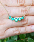 Yellow gold fine emerald jewelry