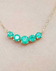 Muzo Emerald necklace