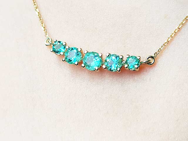 Muzo Emerald necklace