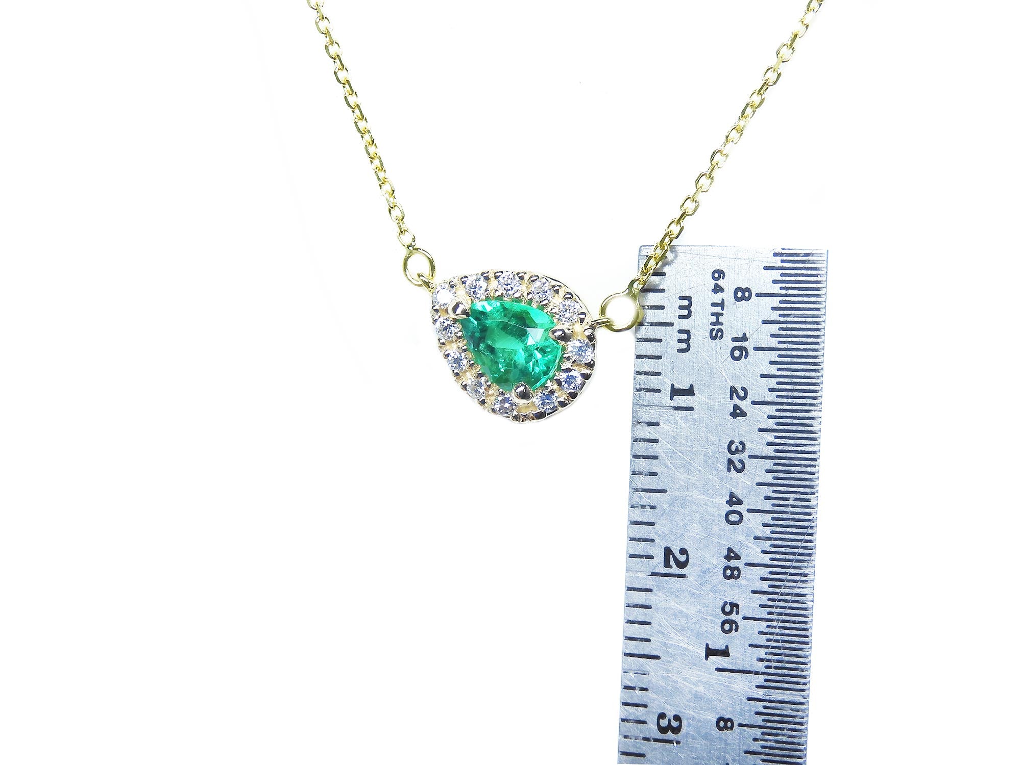 Muzo mine emerald necklace