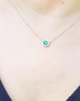 Natural emerald necklaces