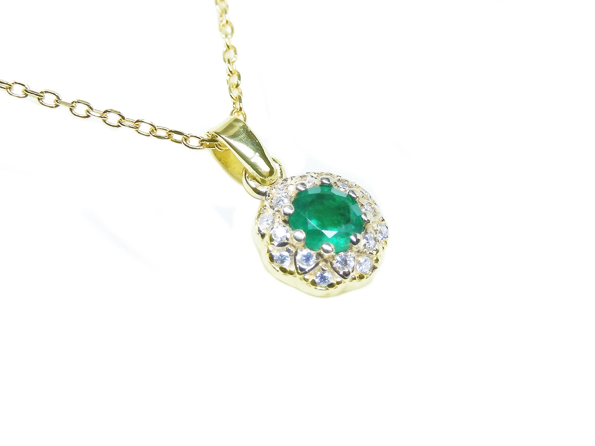 Emerald necklaces