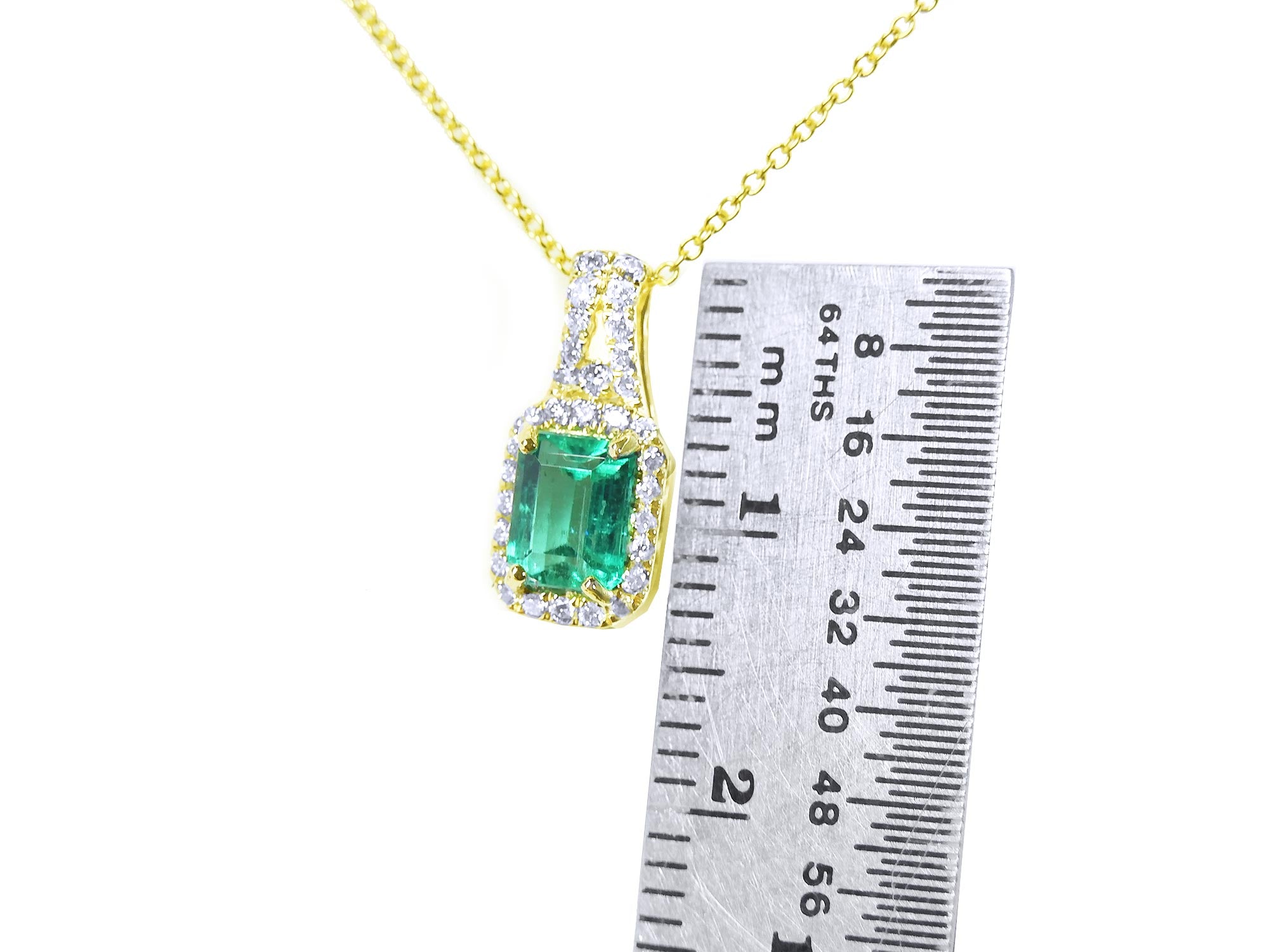 Colombian emerald necklace