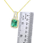 Colombian emerald necklace