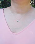 14k emerald necklace