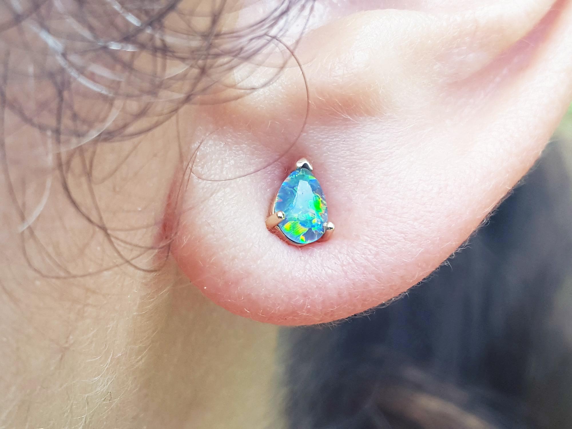 opal earrings