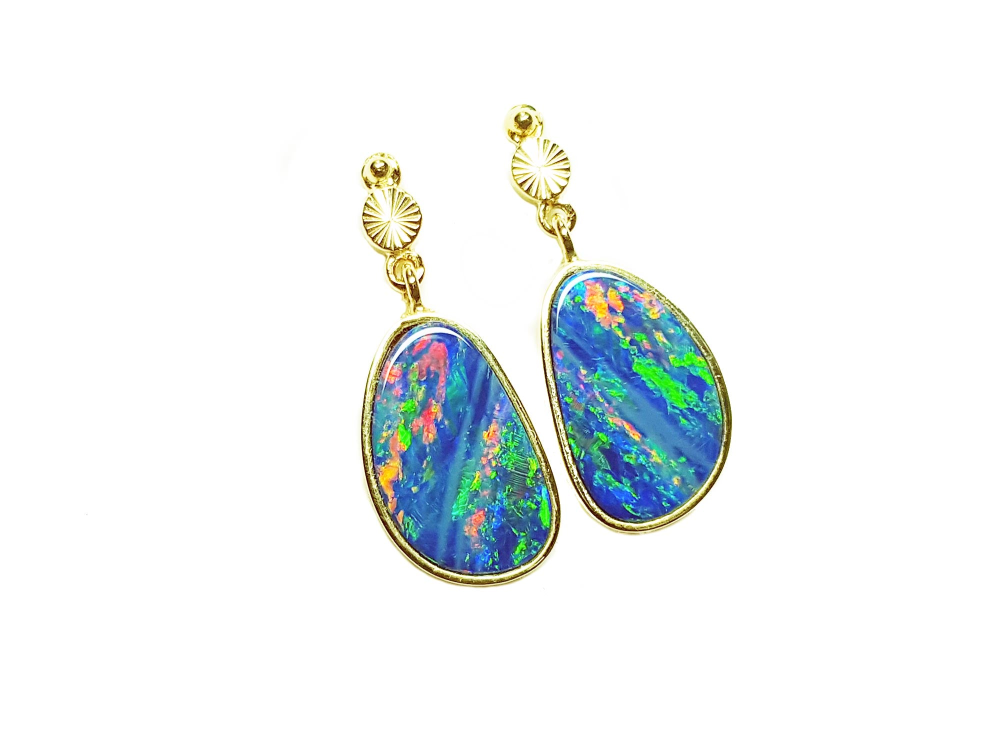 Opal earrings