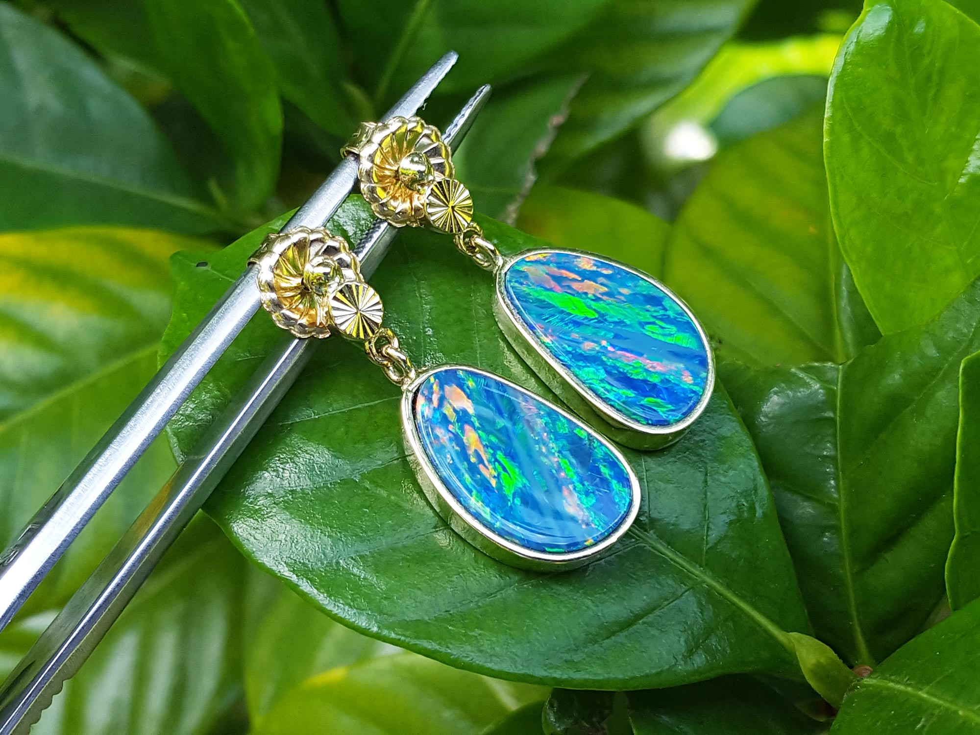 Opal earrings for sale