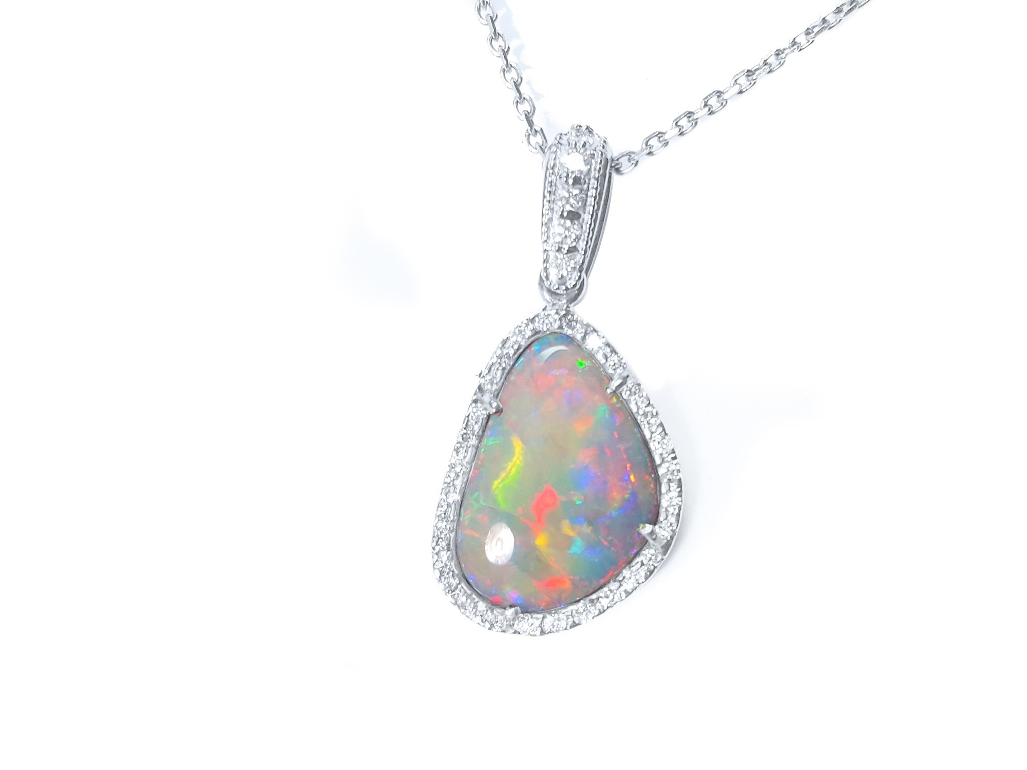 Natural opal pendant