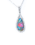 Natural earth mined opal pendant