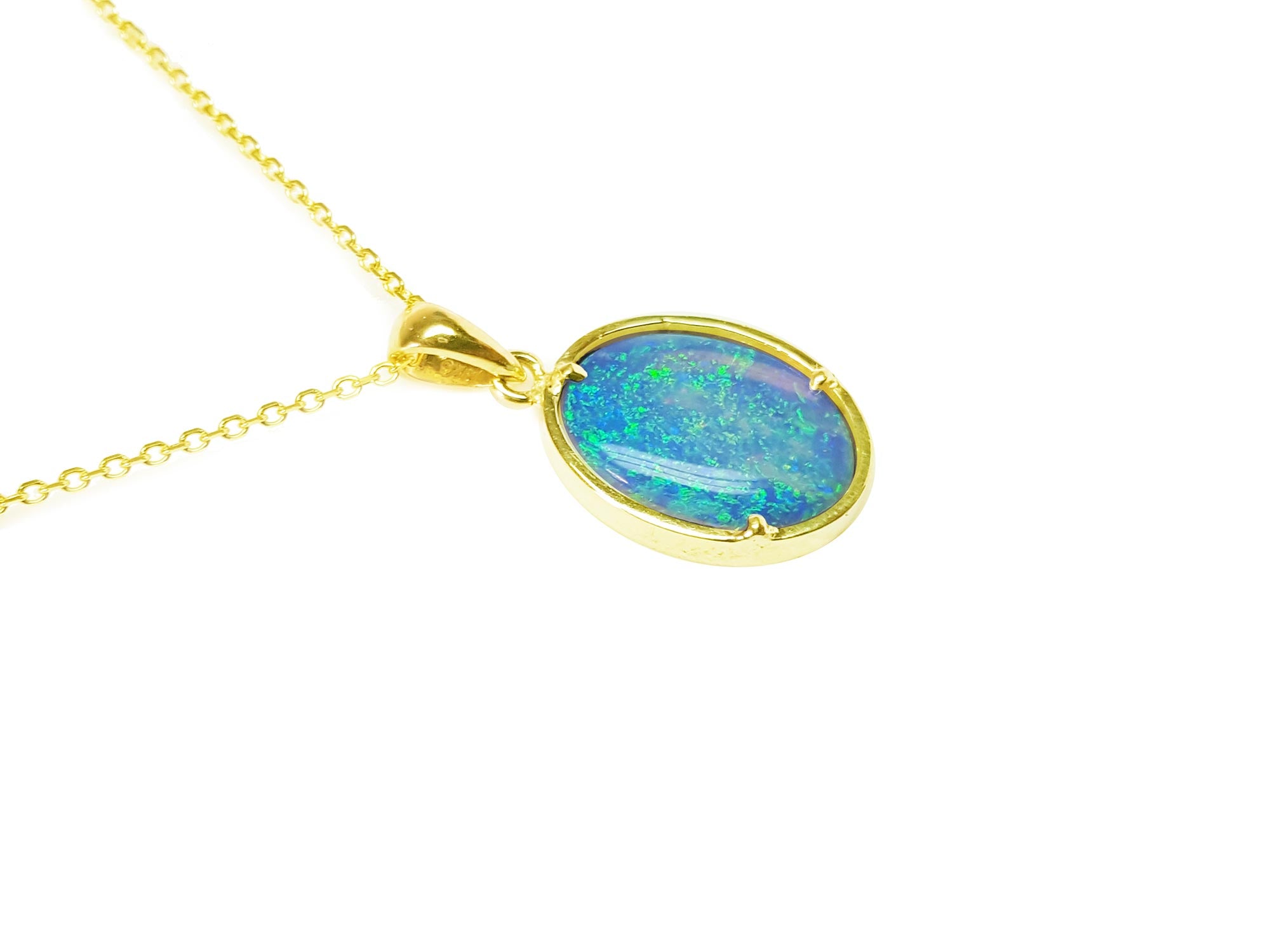 Natural opal pendant