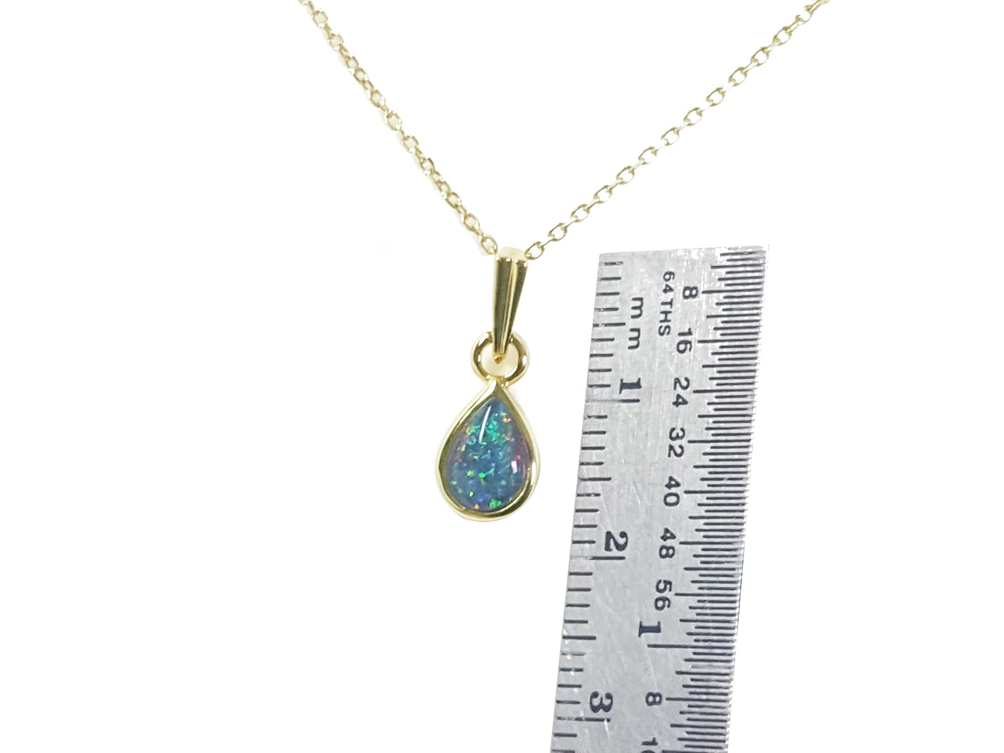 doublet opal necklace