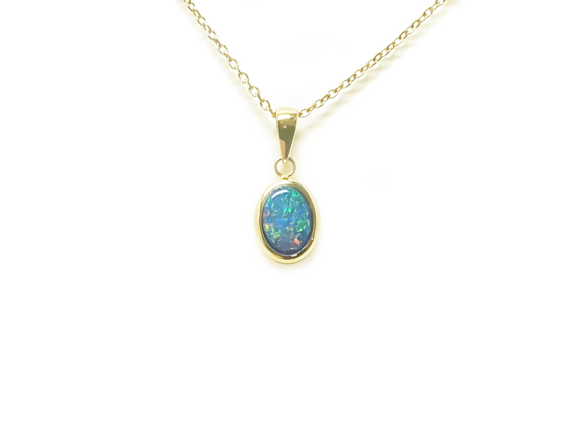 Australian opal pendants