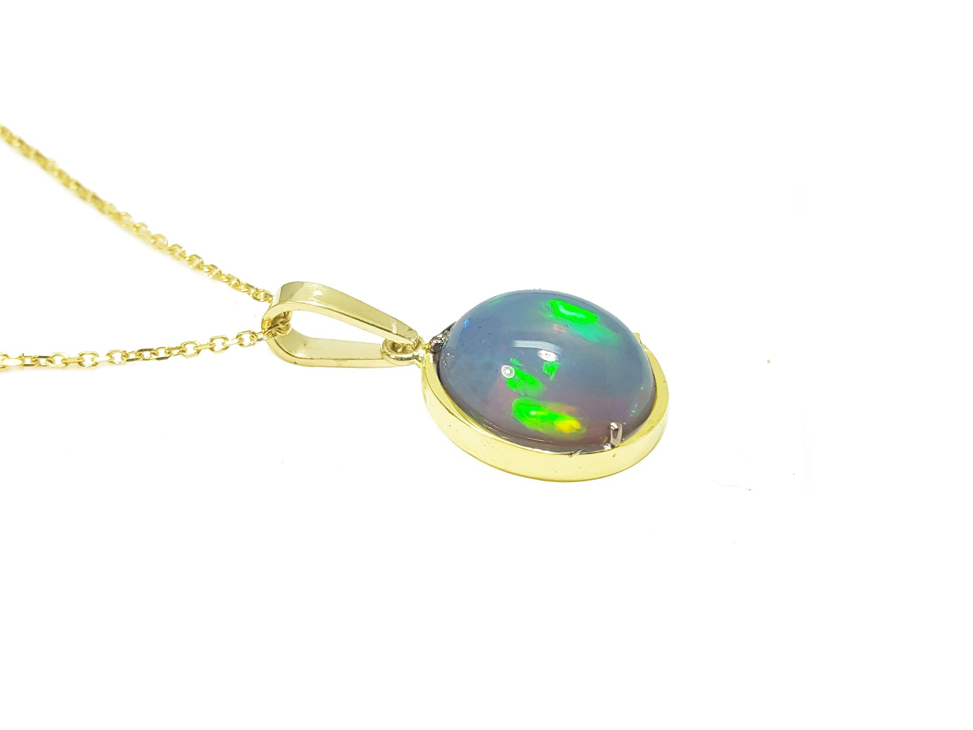 Ethiopian opal pendants