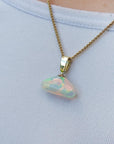 Crystal opal necklace