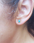 Opal earrings